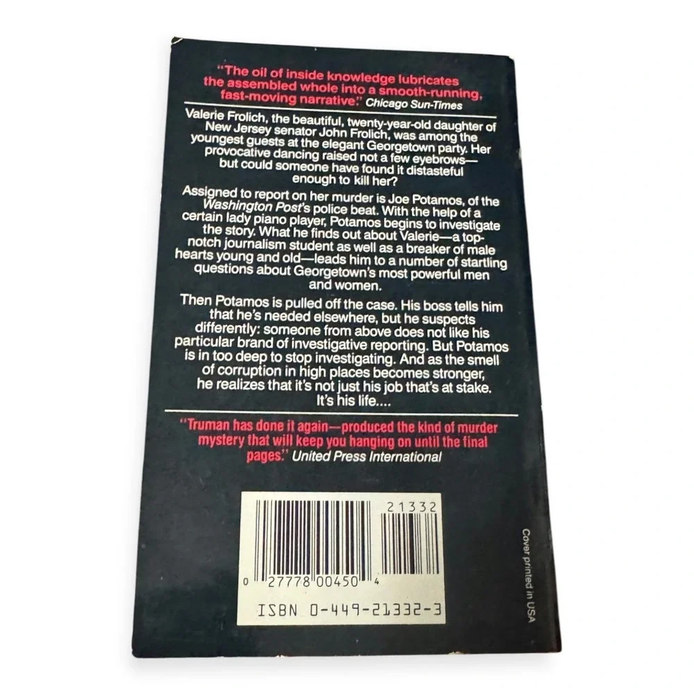 Murder in Georgetown by Margaret Truman - First Ballantine Books Edition 1987 -